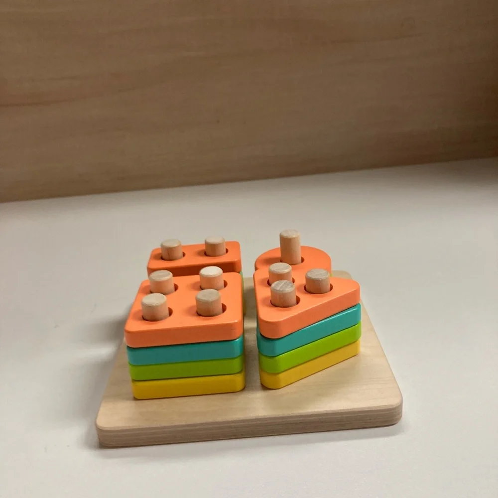 $18 ADD ON lovevery sort and stack peg puzzle one size Zara Janie and Jack‎